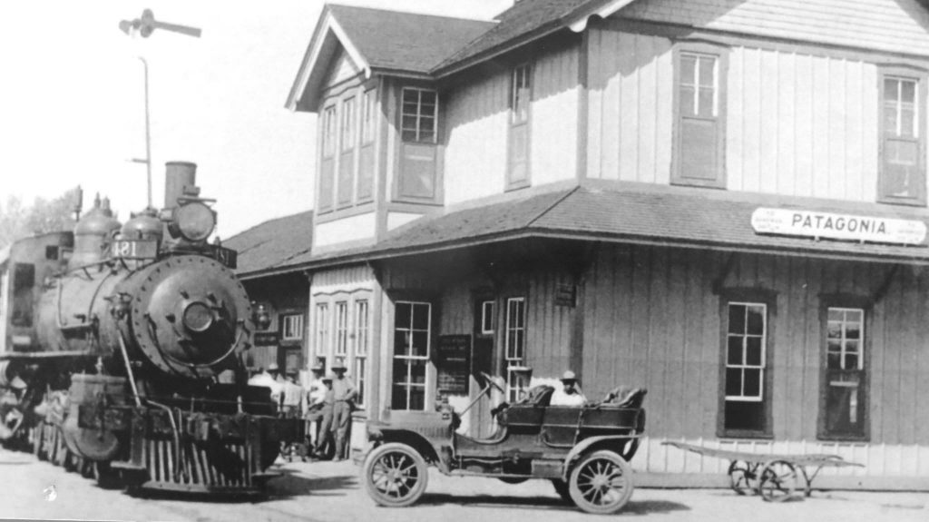 Railroad depot - Then